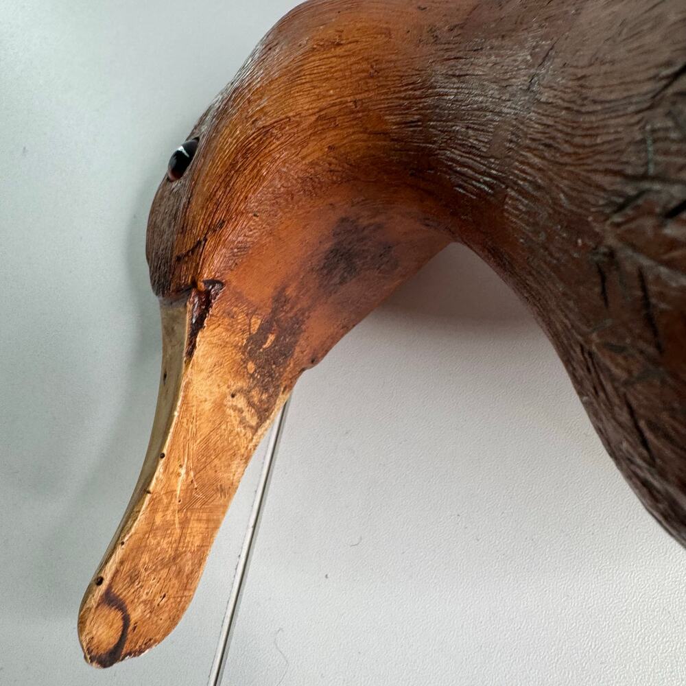 Handcrafted 12" Mallard  Duck  1983 Dr JC Huber  #102 Vintage Minneapolis, MN - Picture 9 of 9